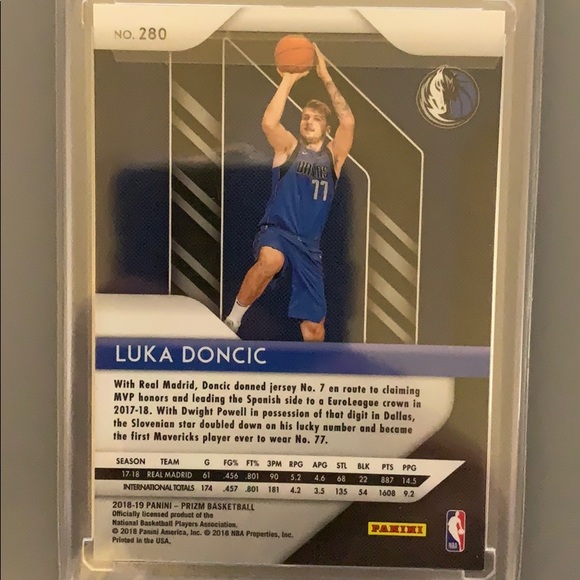 RARE luka doncic ROOKIE panini prizm 2018-19 MINT - Picture 2 of 2